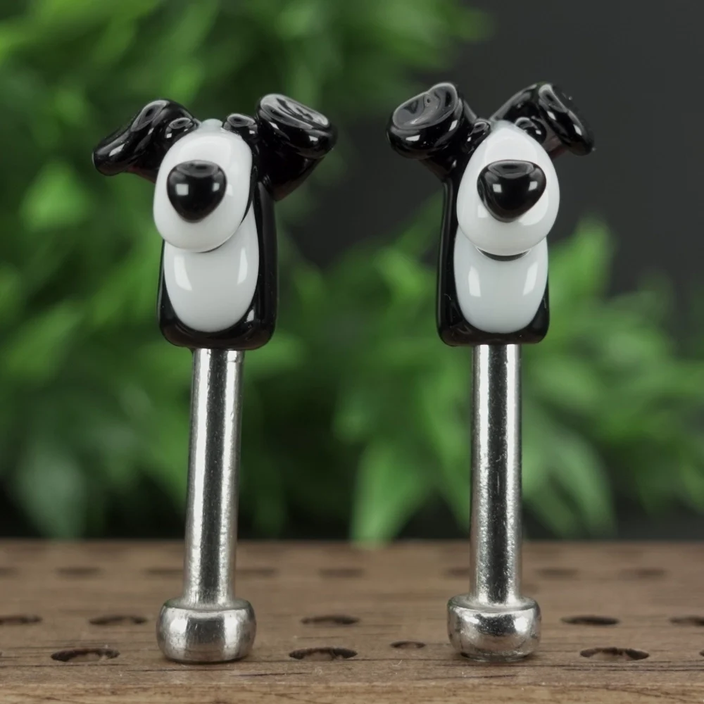 Black White Dogs Cribbage Pegs Sv3
