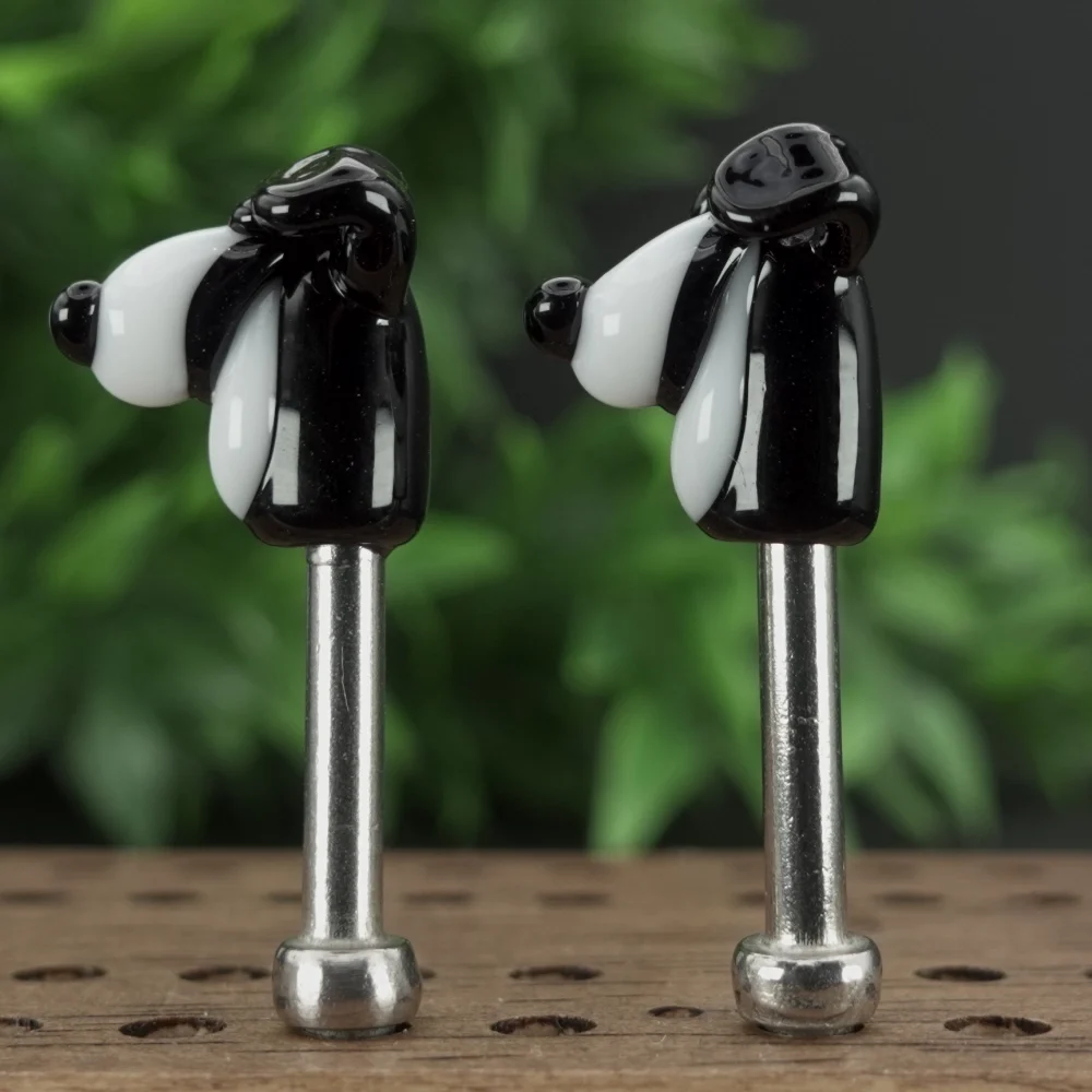 Black White Dogs Cribbage Pegs Sv5