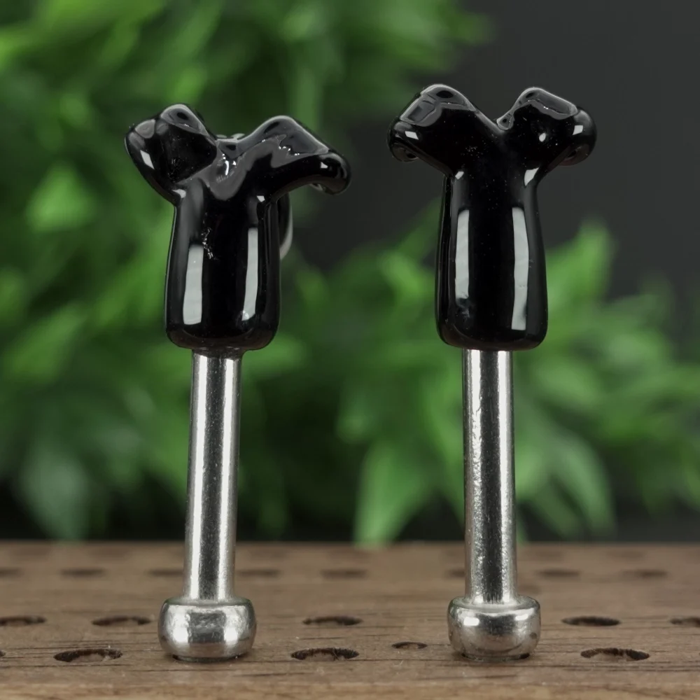 Black White Dogs Cribbage Pegs Sv6