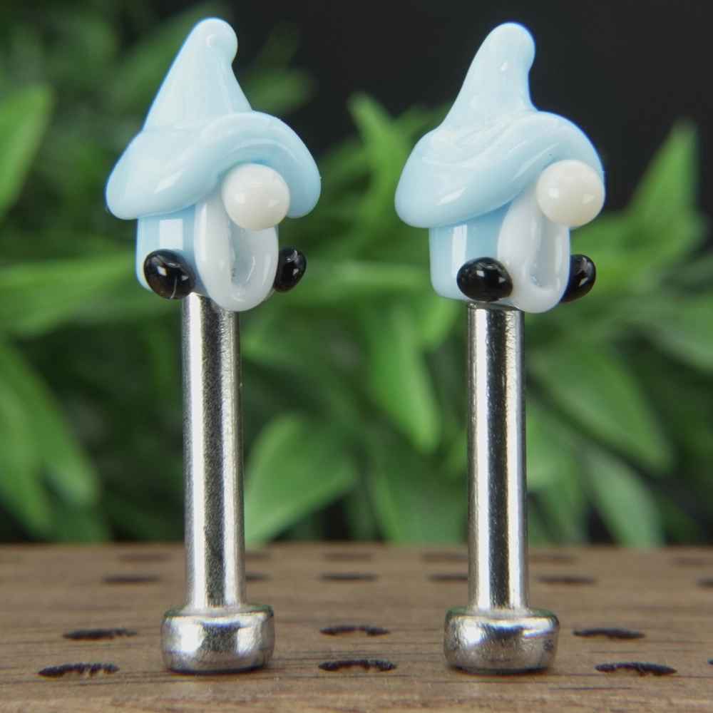 Light Blue Gnomes Cribbage Pegs Sv2