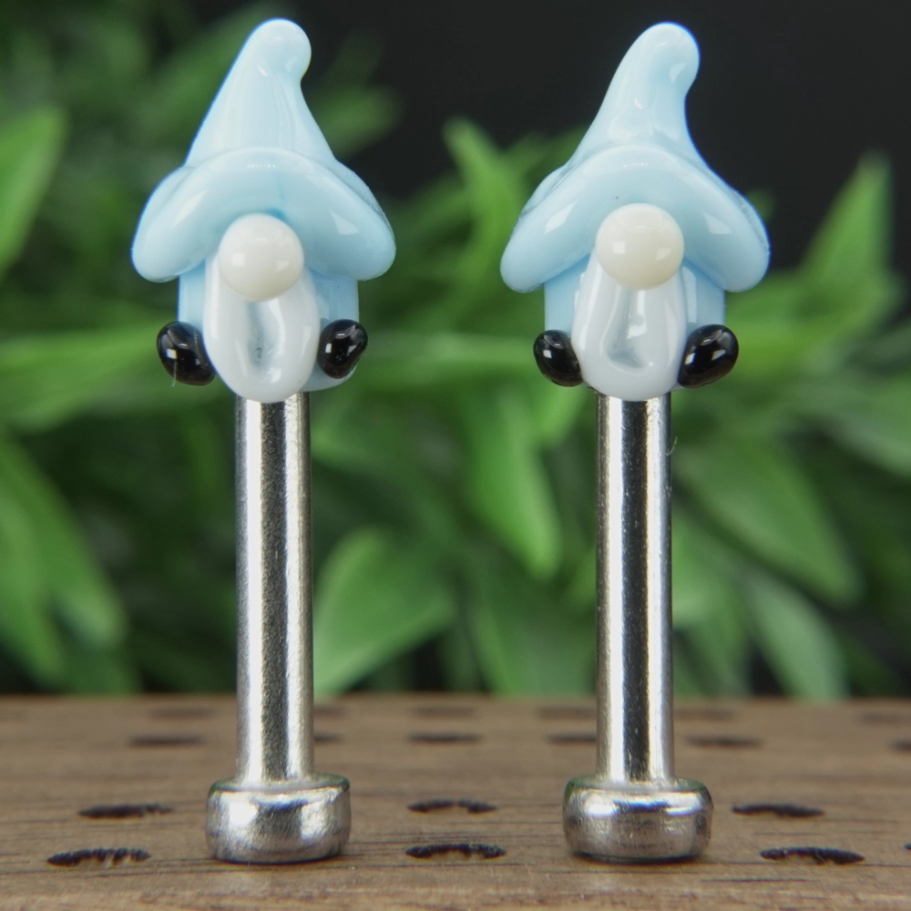 Light Blue Gnomes Cribbage Pegs Sv3