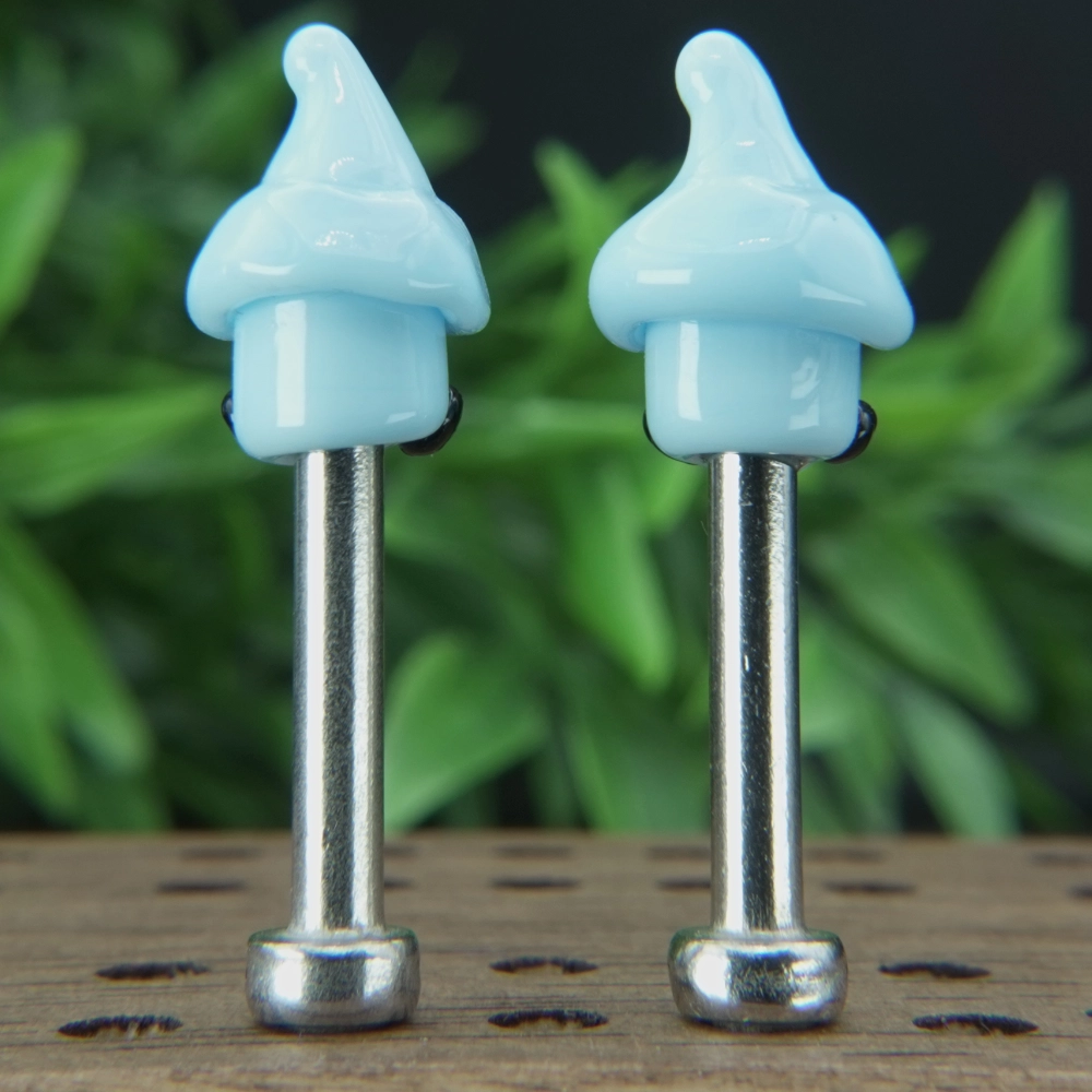 Light Blue Gnomes Cribbage Pegs Sv6
