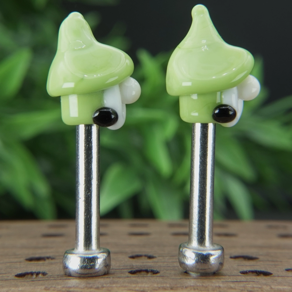 Light Green Gnomes Cribbage Pegs Sv1