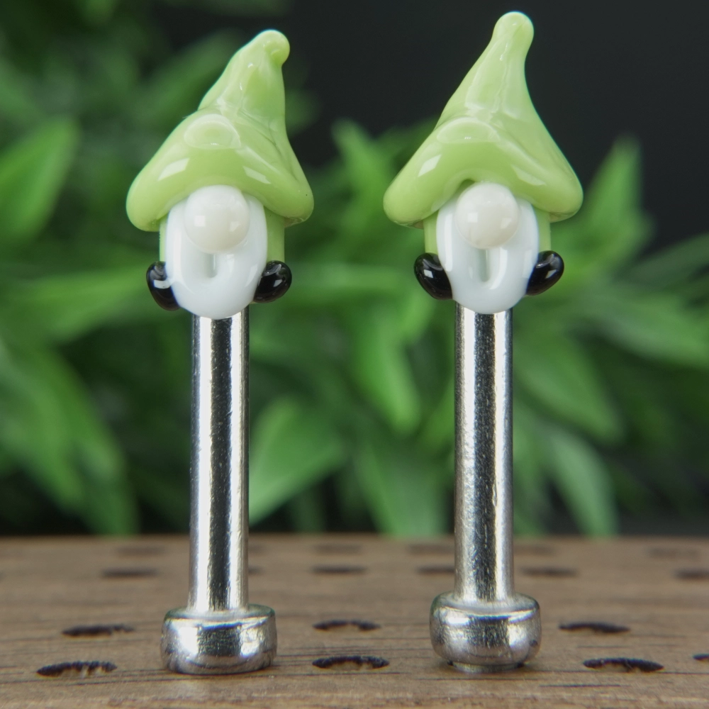 Light Green Gnomes Cribbage Pegs Sv3