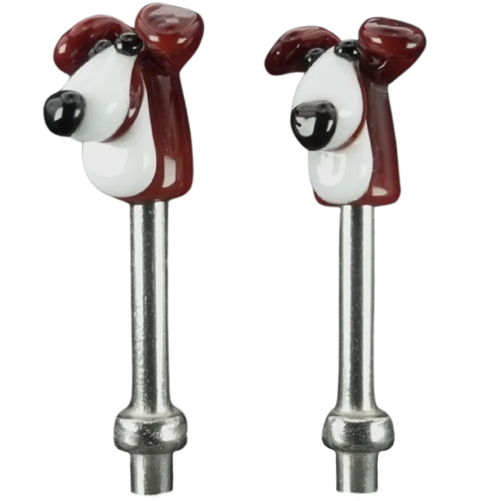 Pair Brown White Dogs Cribbage Pegs S Pair Brown White Dogs Cribbage Pegs S