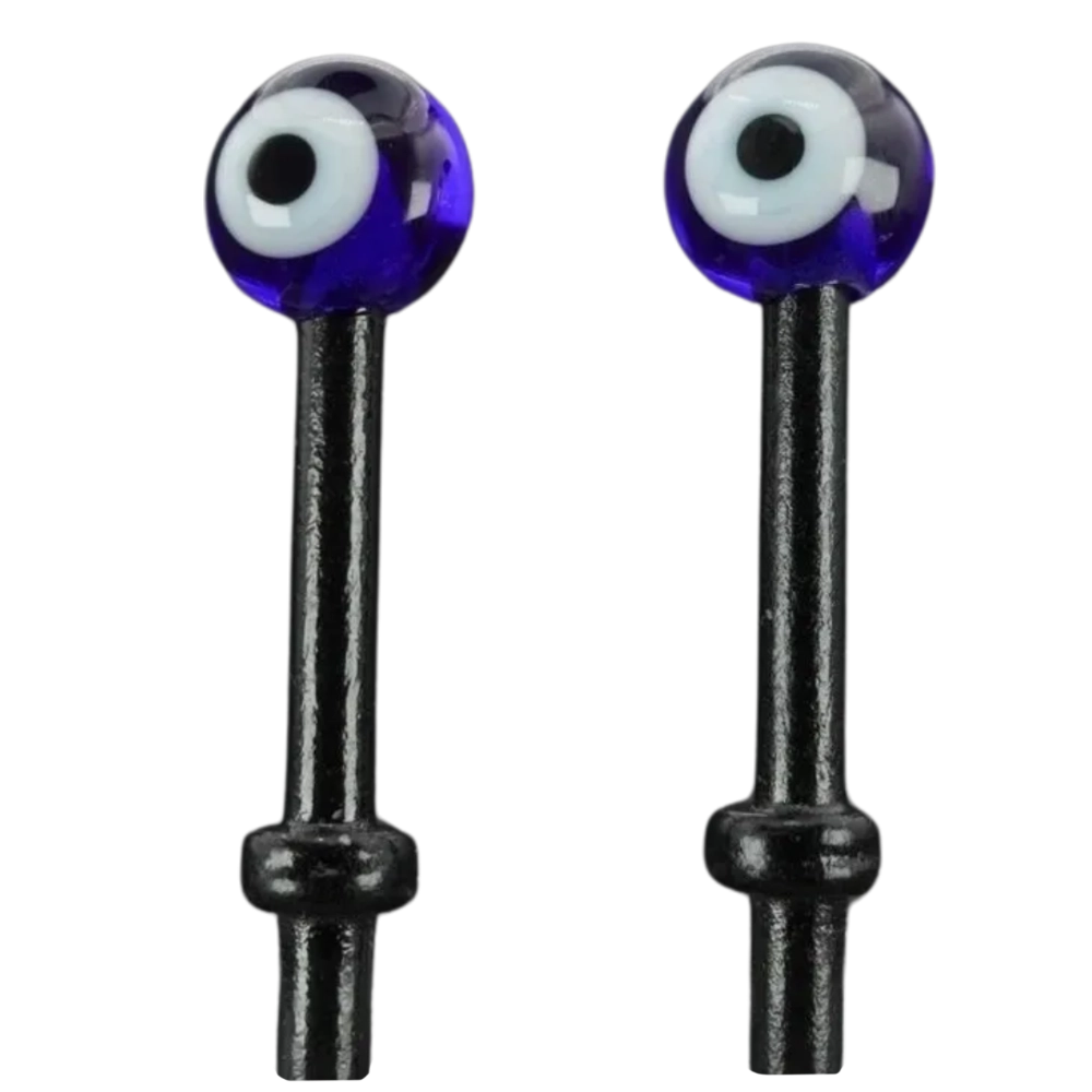 Pair Evil Eyes Cribbage Pegs B