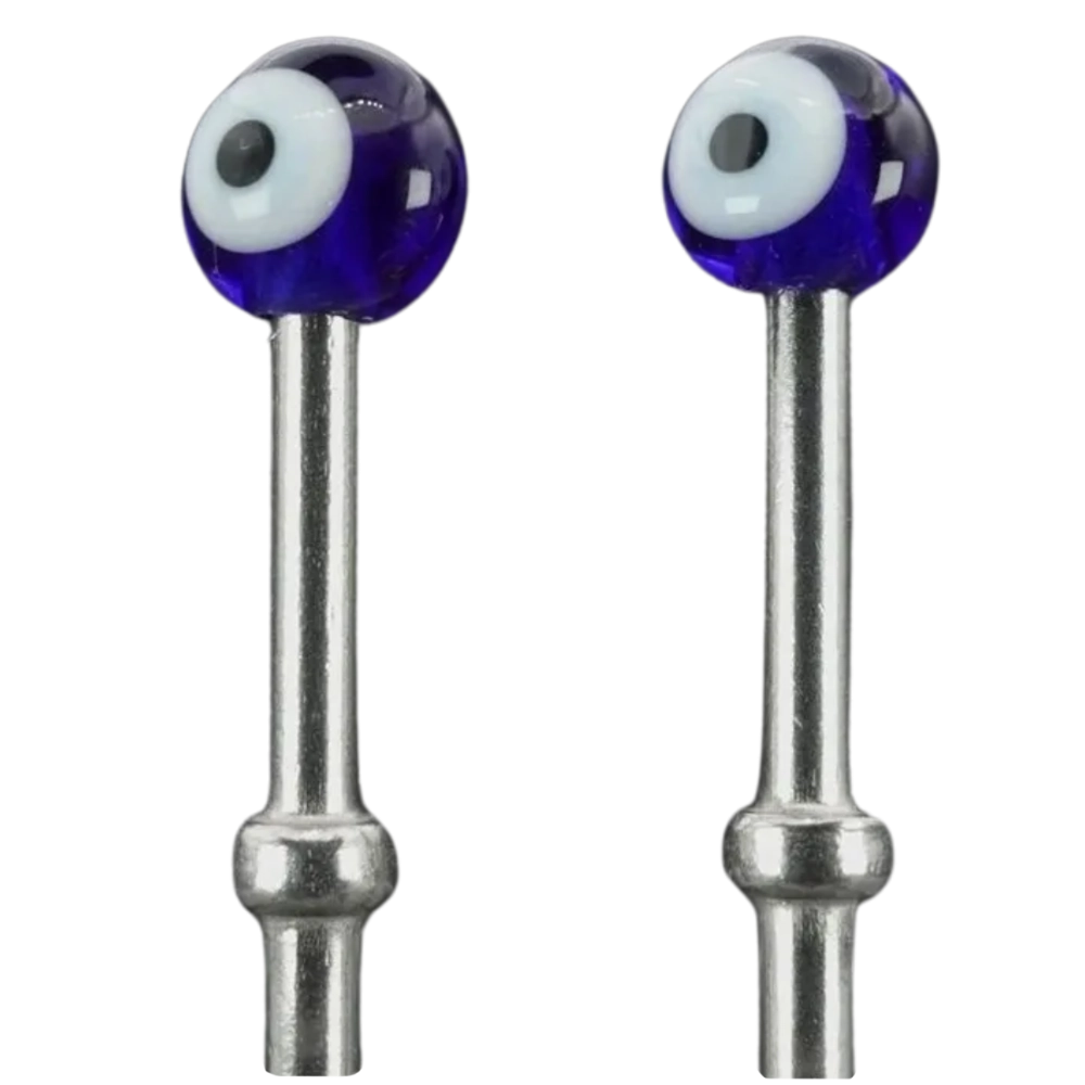 Pair Evil Eyes Cribbage Pegs S