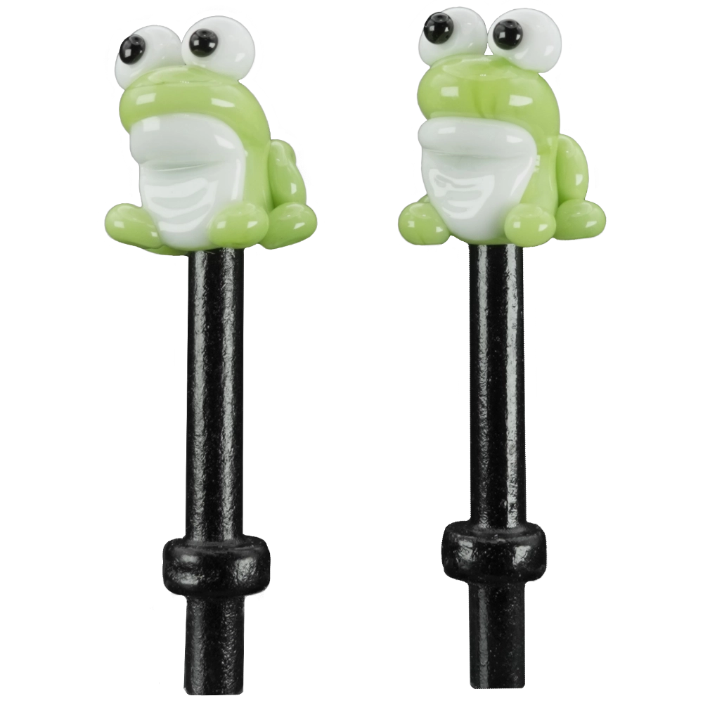 Pair Green Frogs Cribbage Pegs B Pair Green Frogs Cribbage Pegs B