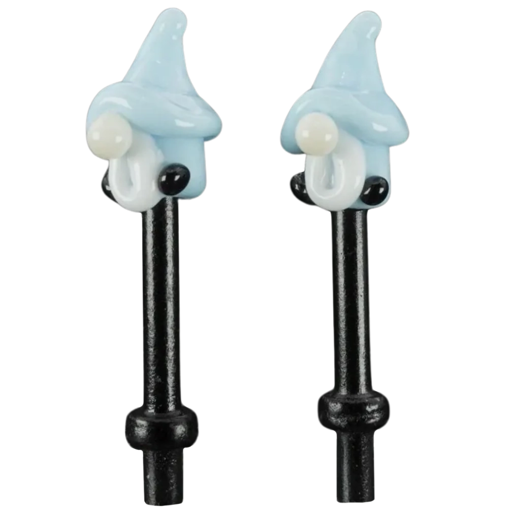 Pair Light Blue Gnomes Cribbage Pegs B