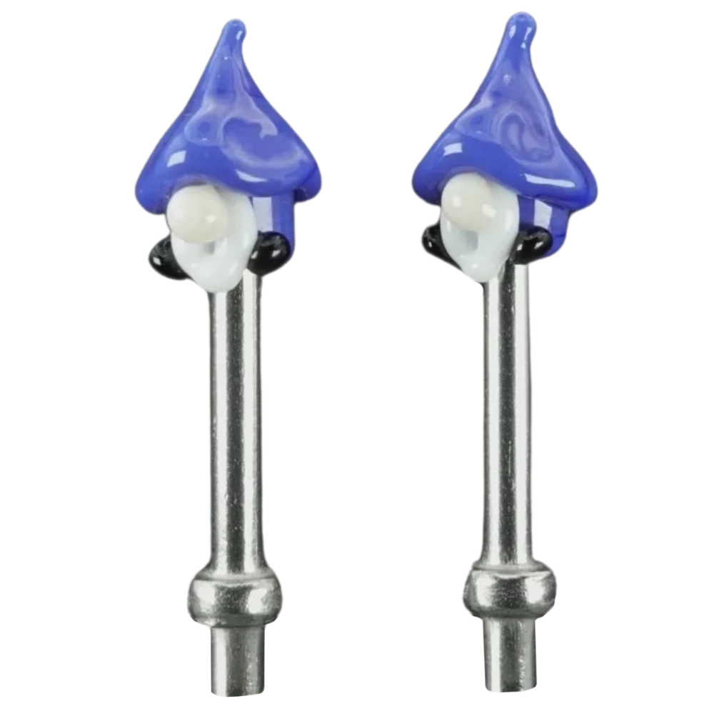 Pair Medium Blue Gnomes Cribbage Pegs S
