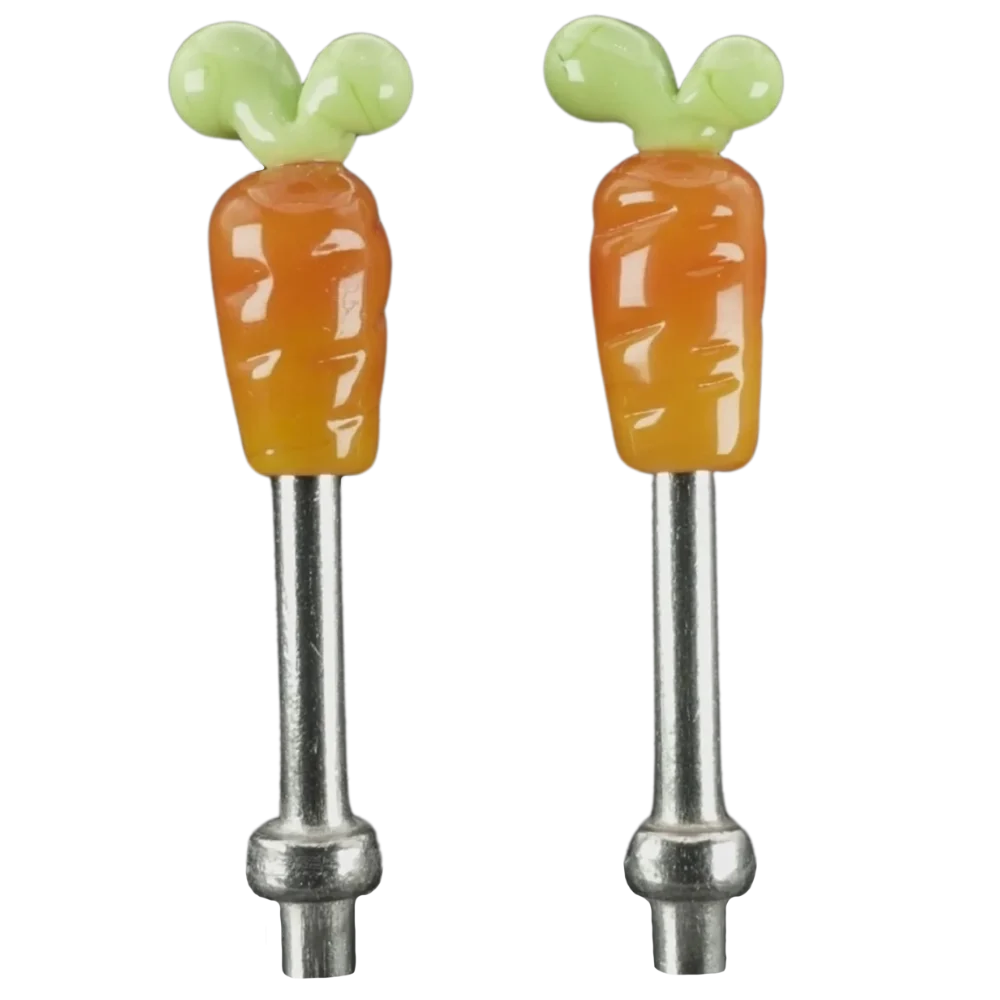 Pair Orange Carrots Cribbage Pegs S