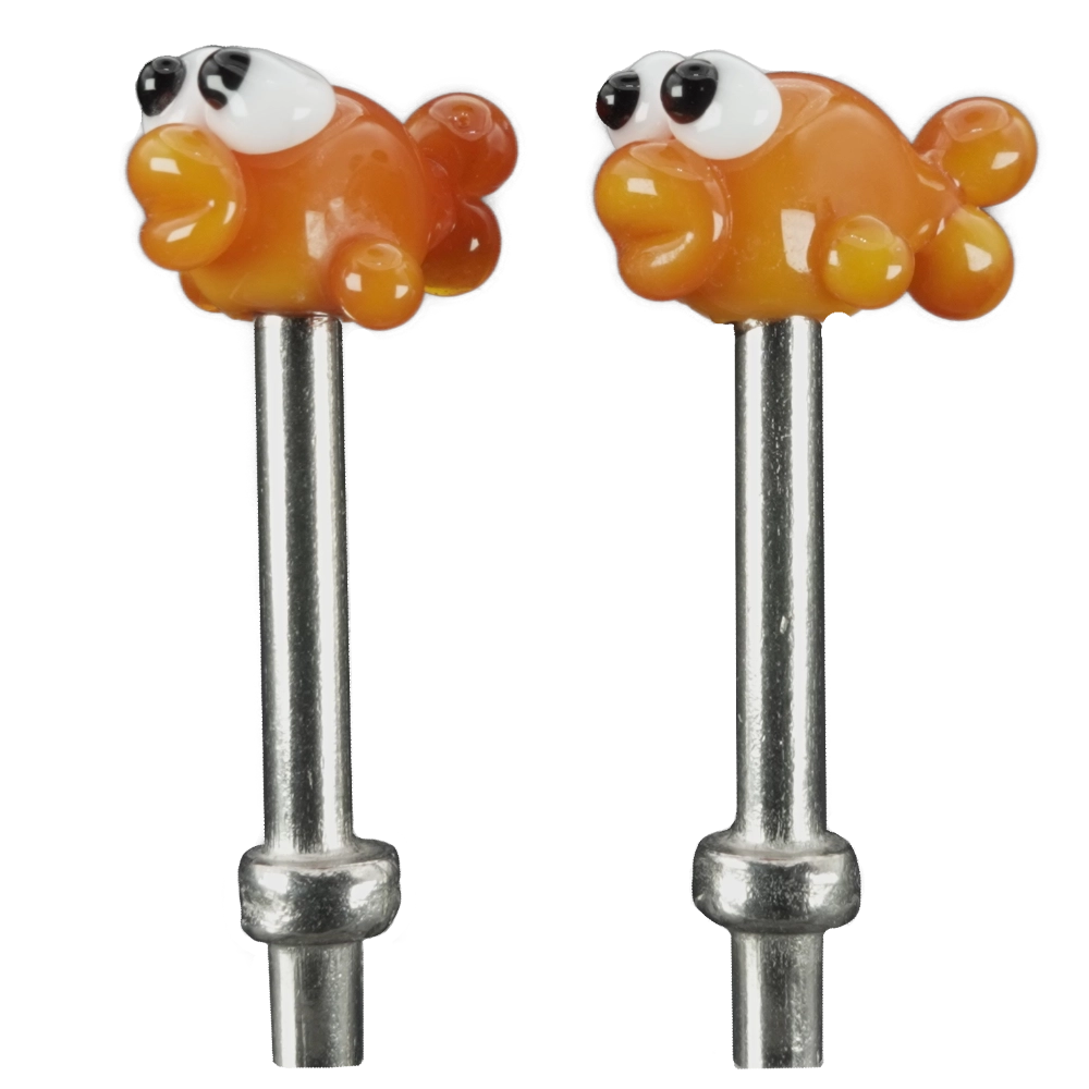 Pair Orange Fish Cribbage Pegs S Pair Orange Fish Cribbage Pegs S