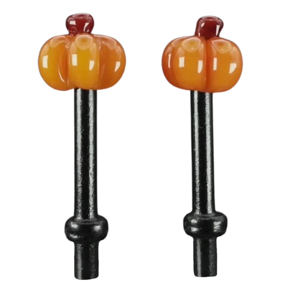 Pair Orange Pumpkins Cribbage Pegs B