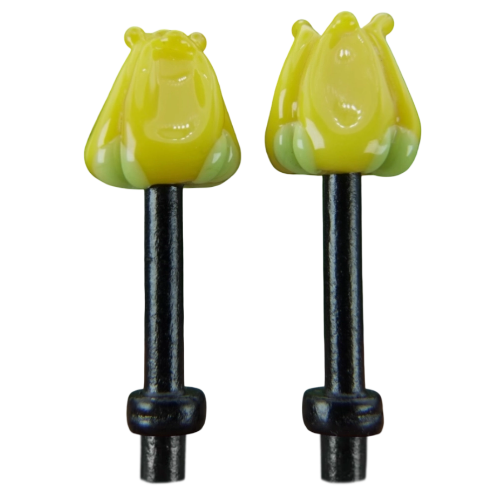 Pair Yellow Tulips Cribbage Pegs B Pair Yellow Tulips Cribbage Pegs B