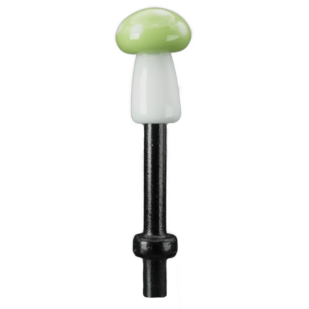 Single Light Green White Mushroom Cribbage Peg B