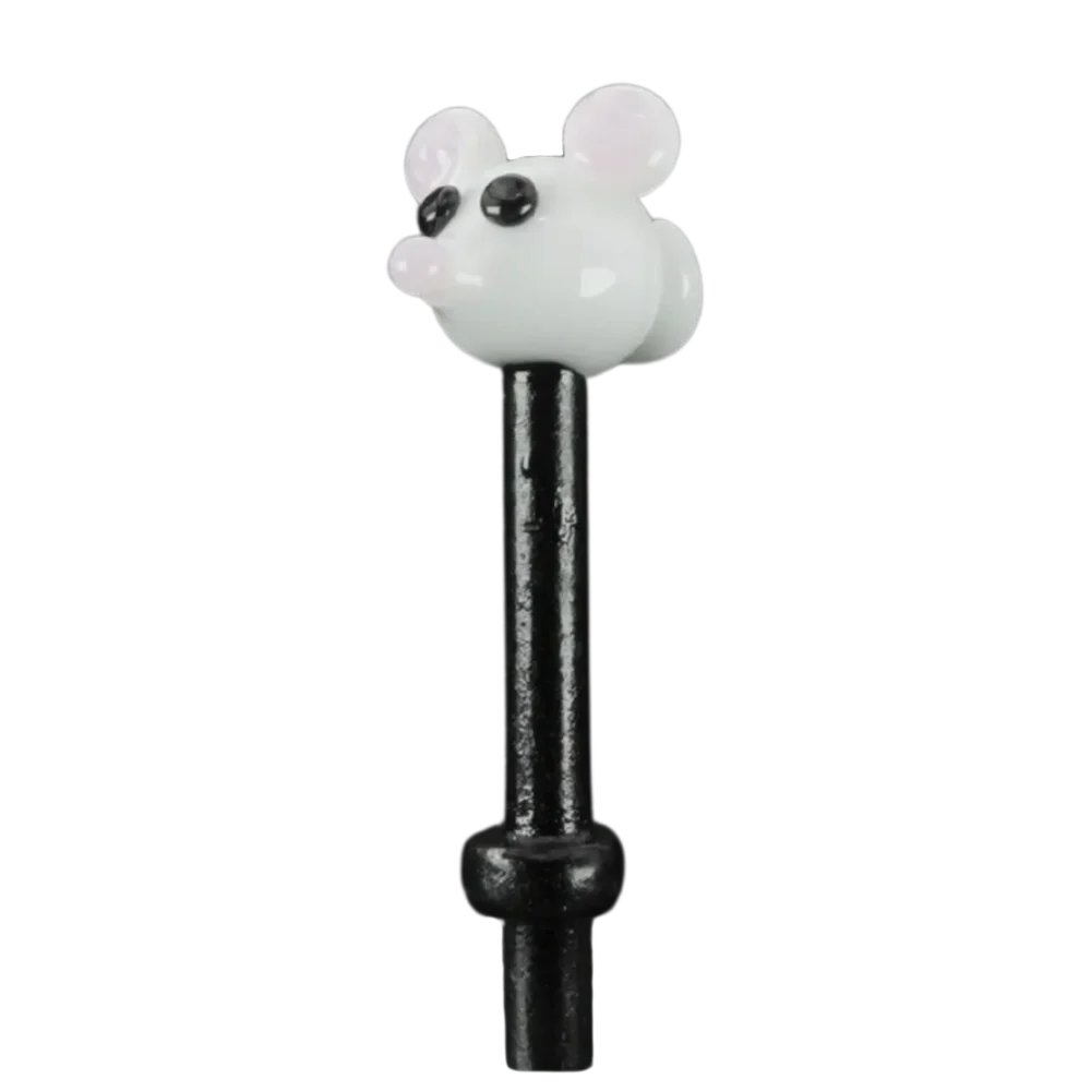 Single White Mouse Cribbage Peg B Single White Mouse Cribbage Peg B