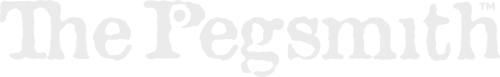 The Pegsmith Logo White 500px