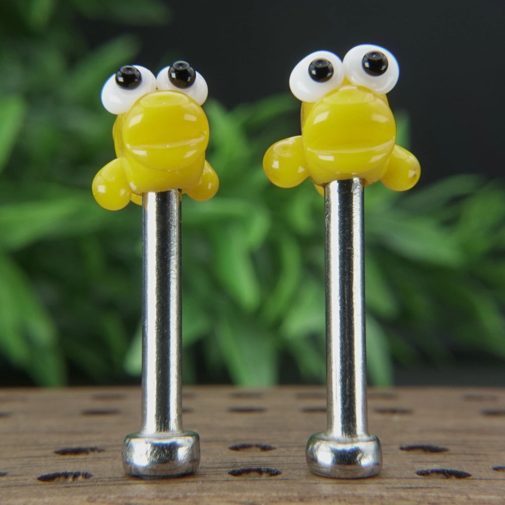 Yellow Fish Cribbage Pegs Sv3