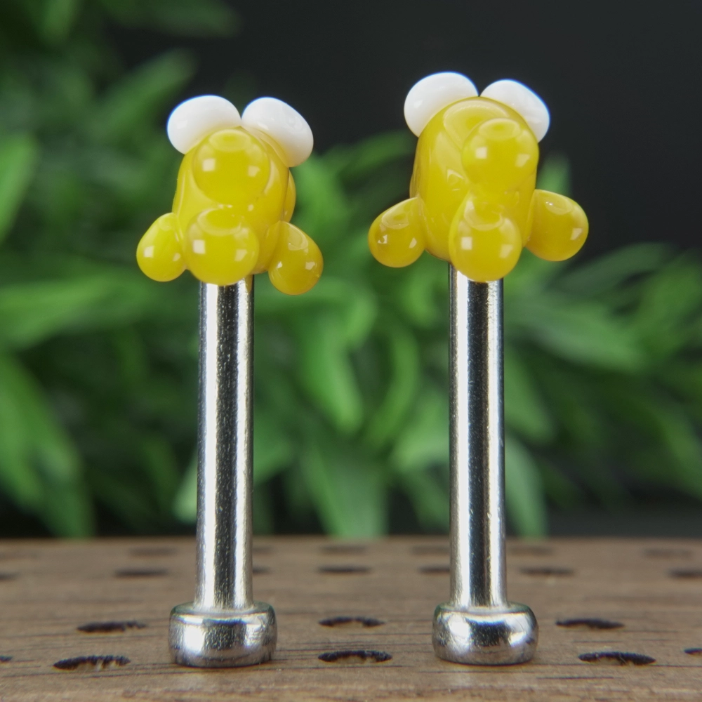 Yellow Fish Cribbage Pegs Sv6